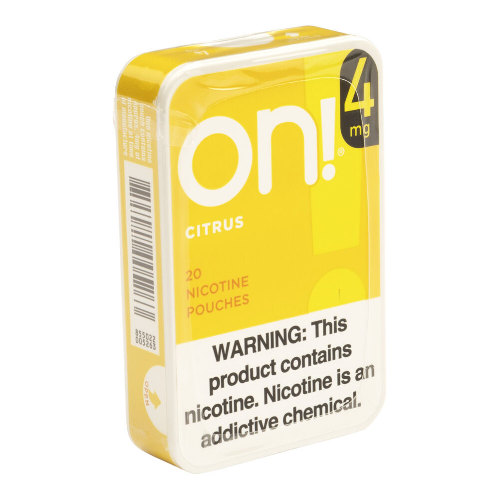 Citrus 4MG Nicotine Pouches, , cigars